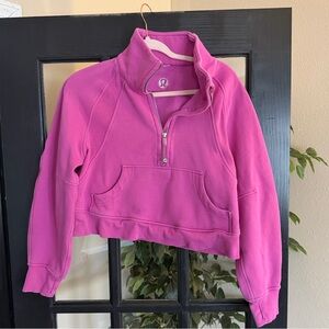 Lululemon oversized half zip scuba sweatshirt